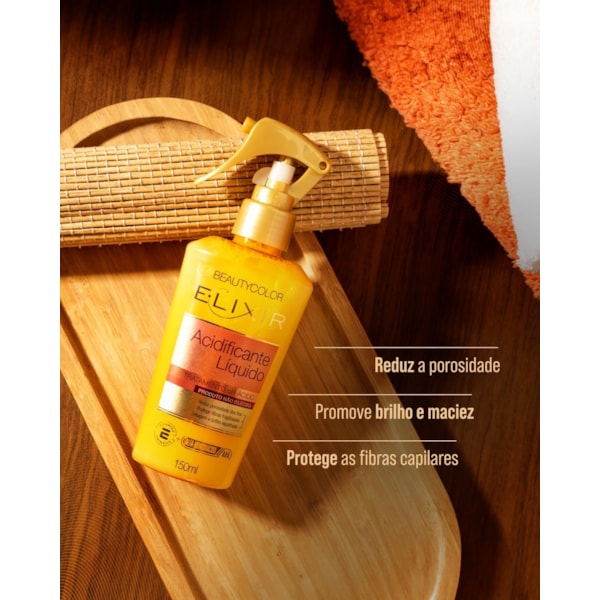 Acidificante Líquido E.lixir BEAUTYCOLOR - Reequilibra o pH e Recupera os fios - 150ml-ad3dea0a-cac6-4ef5-820a-d0c976398c4d