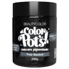 Color Pot's Máscara Pigmentante - Preto Blackout