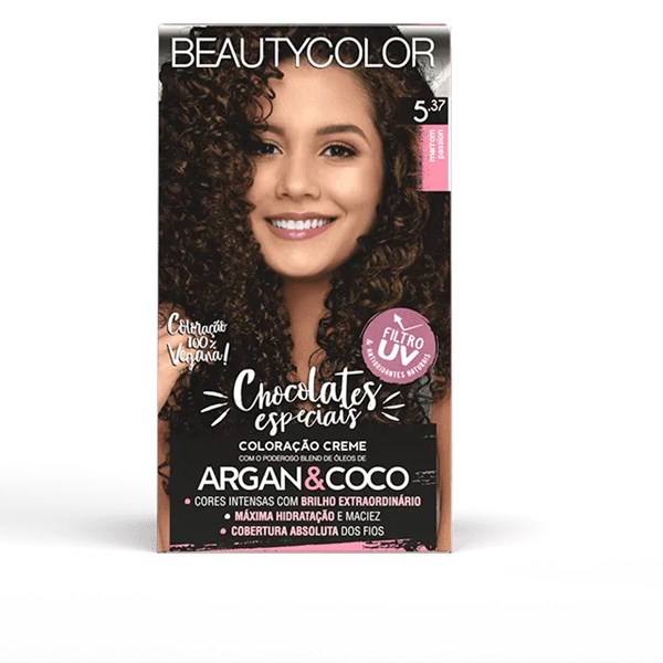 Coloração BeautyColor Permanente Kit - 5.37 Marrom Passion-c2878be9-b3f1-4636-80cd-1788e754ce4a