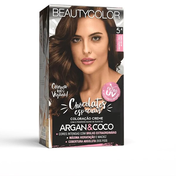 Coloração BeautyColor Permanente Kit - 5.4 Castanho Claro Acobreado-1d3365fc-43ee-406b-9597-ef6849e3cd61