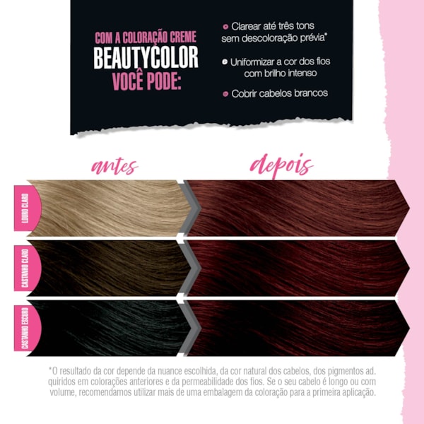 Coloração BeautyColor Permanente Kit - 5.5 Castanho Acaju-d6265449-3300-4059-8f54-4dabd3894498