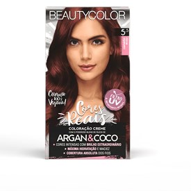 Coloração BeautyColor Permanente Kit - 5.5 Castanho Acaju