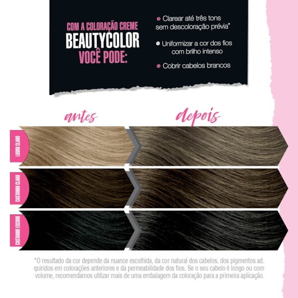 Coloração BeautyColor Permanente Kit - 6.1 Louro Escuro Acinzentado-68769562-62bd-44a5-9ae1-fe7cfa612be3