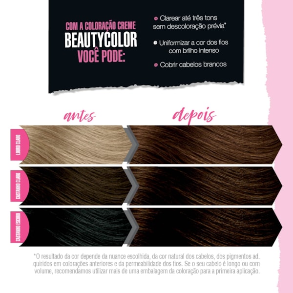 Coloração BeautyColor Permanente Kit - 6.35 Chocolate Glamour-83924742-4ebe-485e-8f8e-21c22e2bc092