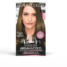 Coloração BeautyColor Permanente Kit - 6.88 Louro Escuro Tabaco
