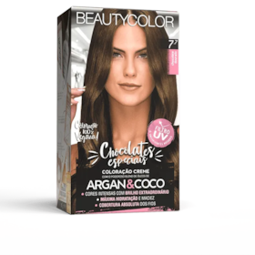 Coloração BeautyColor Permanente Kit - 7.7 Chocolate Dourado