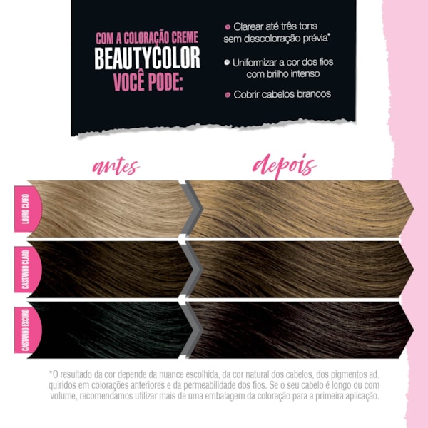 Coloração BeautyColor Permanente Kit - 8.0 Louro Claro-80803b2c-3cf3-4958-9224-eb7a07a328e6