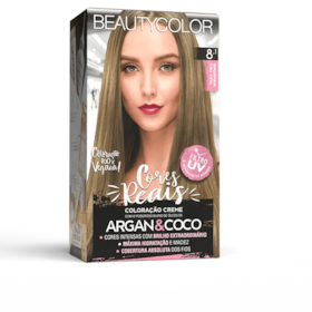 Coloração BeautyColor Permanente Kit - 8.1 Louro Claro Acinzentado