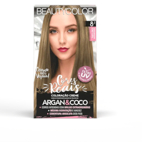 Coloração BeautyColor Permanente Kit - 8.1 Louro Claro Acinzentado