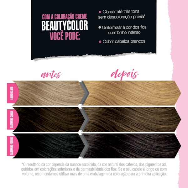 Coloração BeautyColor Permanente Kit - 9.0 Louro Muito Claro-67246076-b4d4-4673-8da2-7d217700704c