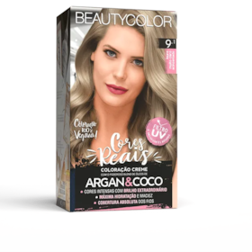 Coloração BeautyColor Permanente Kit - 9.1 Louro Muito Claro Acinzentado