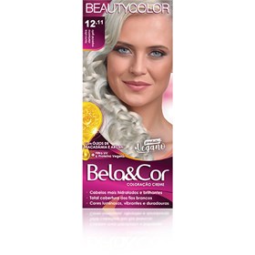 Coloração Bela&Cor Kit  - 12.11 Louro Ultra Claris Especial Gelo