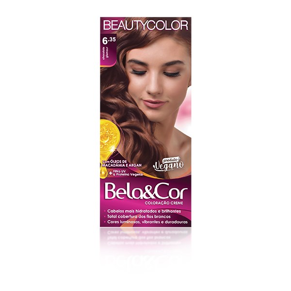 Coloração Bela&Cor Kit  - 6.35 Chocolate Glamour-379e5938-a9b1-41a7-ae47-b7654d660c45