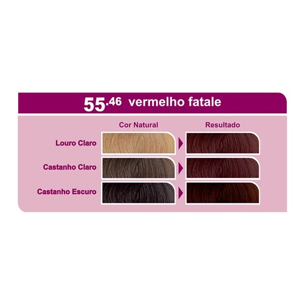 Coloração Bela&Cor Sem Amônia Kit - 55.46 Vermelho Fatale-32e945d1-d243-4ae2-baeb-7f086ff47dd7