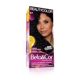 Coloração Bela&Cor - 1.0 Preto Ônix