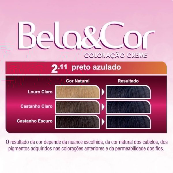 Coloração Bela&Cor - 2.11 Preto Azulado-cd7f210d-3680-48e3-814a-8dc1929a7d97