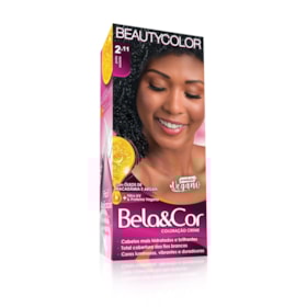 Coloração Bela&Cor - 2.11 Preto Azulado