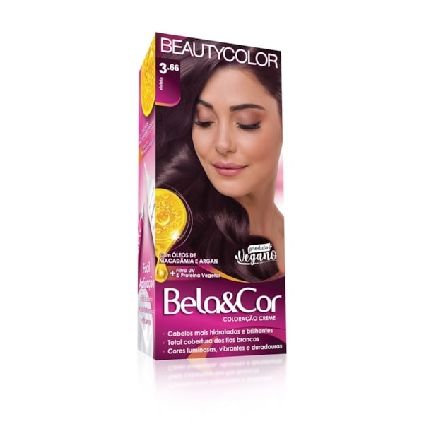 Coloração Bela&Cor - 3.66 Violeta-06acc43d-445e-4db6-980c-ea7c3d3d377c