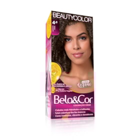 Coloração Bela&Cor - 4.0 Castanho Médio