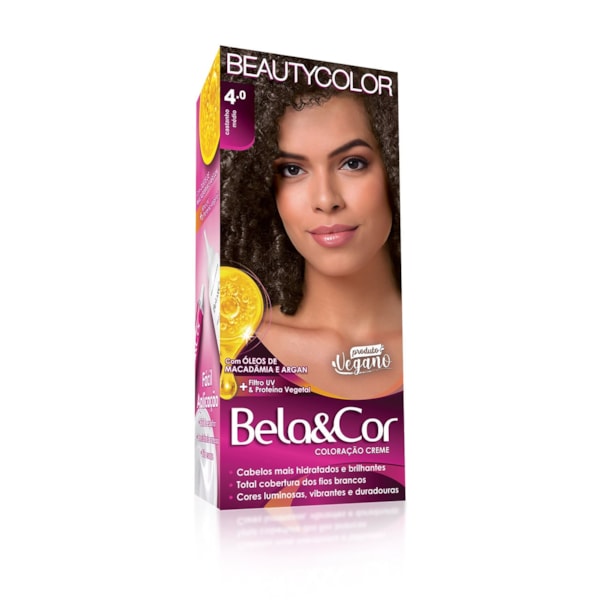 Coloração Bela&Cor - 4.0 Castanho Médio-a57233e8-5a1b-44a6-8e02-8479632e0ddb