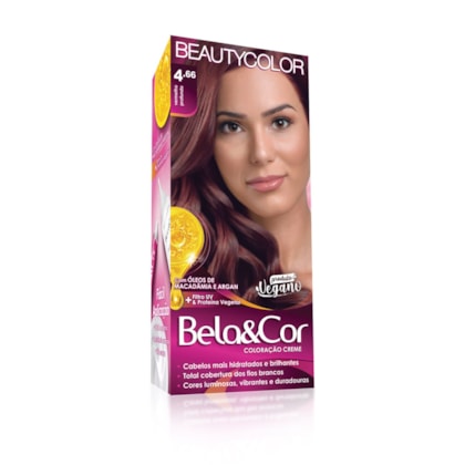 Coloração Bela&Cor - 4.66 Vermelho Profundo