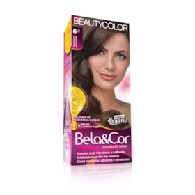 Coloração Bela&Cor - 6.1 Louro Escuro Acinzentado