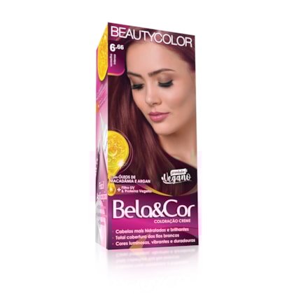 Coloração Bela&Cor - 6.66 Vermelho Intenso