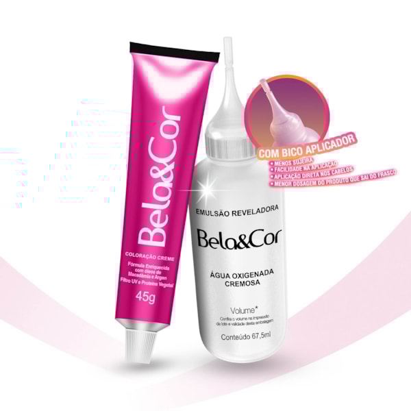 Coloração Bela&Cor - 6.7 Chocolate-46acab2f-8769-4e94-9255-a798a1c5d7dc