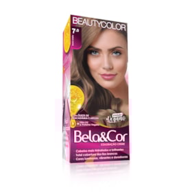 Coloração Bela&Cor - 7.0 Louro Médio