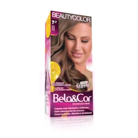 Coloração Bela&Cor - 7.7 Marrom Dourado