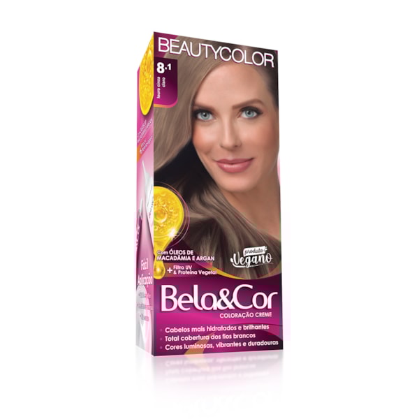 Coloração Bela&Cor - 8.1 Louro Cinza Claro-09eec839-e9fe-4747-abd0-697c0e43ba2f
