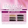Coloração Bela&Cor Sem Amônia - 3.0 Castanho Escuro-d7aad35b-c19a-4045-b90c-4d521a86644e
