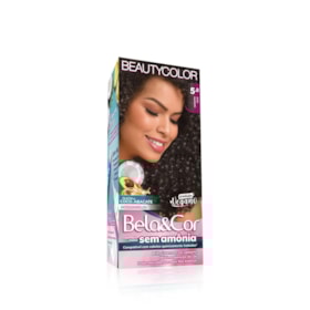 Coloração Bela&Cor Sem Amônia - 5.0 Castanho Claro