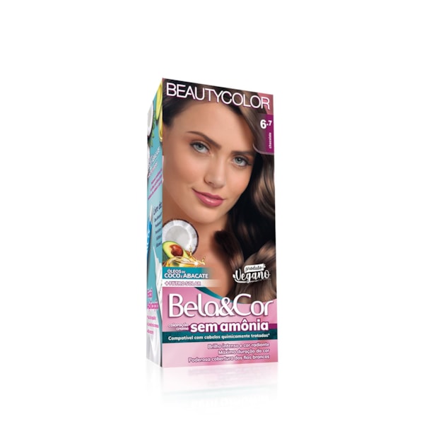 Coloração Bela&Cor Sem Amônia - 6.7 Chocolate-0f618747-bb81-4ab3-b37e-50e31e7a91ad