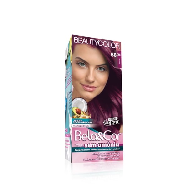 Coloração Bela&Cor Sem Amônia - 66.26 Marsala-a533ddd5-7712-4495-be0a-ccee1de2be7e