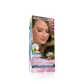 Coloração Bela&Cor Sem Amônia - 7.0 Louro Médio