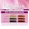 Coloração Bela&Cor Sem Amônia - 7.43 Ruivo Acobreado Dourado-58c222e3-443e-4e62-a2c3-98619f5e3633