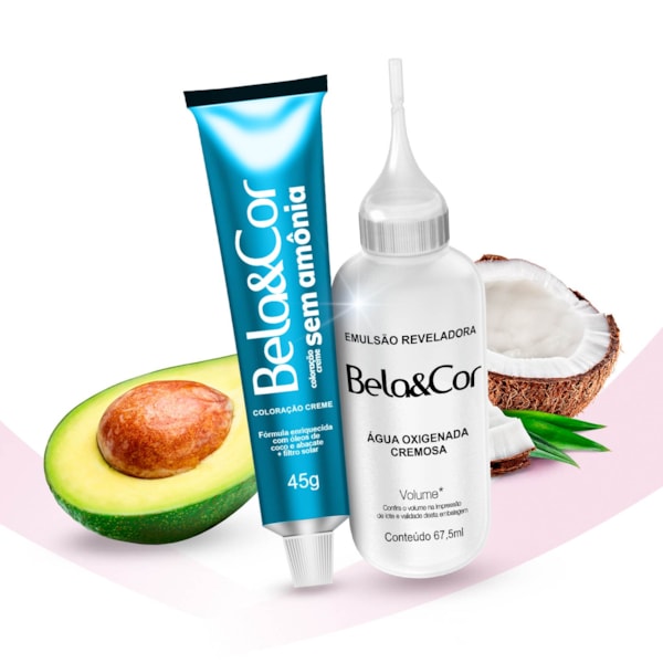 Coloração Bela&Cor Sem Amônia - 76.44 Ruivo Natural-2677e618-8b0c-4df4-bfad-5064e757db6f