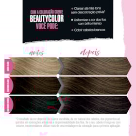 Coloração Individual BEAUTYCOLOR - 7.1 Louro Natural Acinzentado