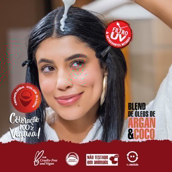 Coloração Kit BEAUTYCOLOR - 44.66 Borgonha Magnífico-a8ceef3b-4f1b-4f9c-9460-a4132ea8957f