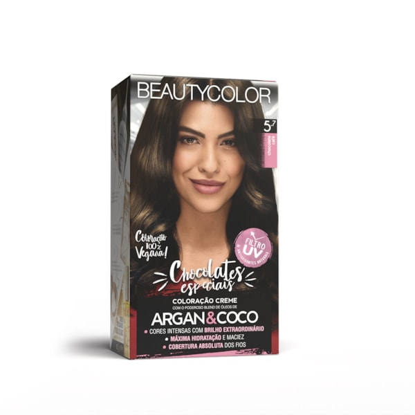 Coloração Kit BEAUTYCOLOR - 5.7 Chocolate Café-534a3236-78da-4fc7-b9a8-00d2bc2516ae