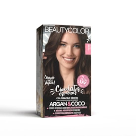 Coloração Kit BEAUTYCOLOR - 7.7 Chocolate Dourado