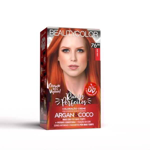 Coloração Kit BEAUTYCOLOR - 76.66 Ruivo Ariel-b58e62db-1bde-435a-8527-2fd3520e15eb