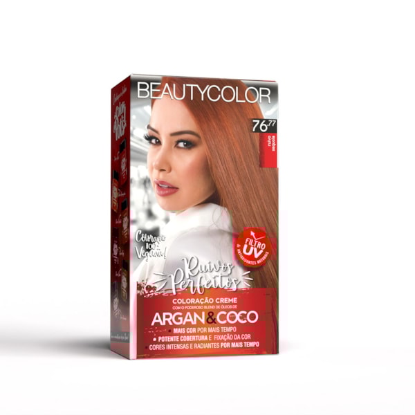 Coloração Kit BEAUTYCOLOR - 76.77 Ruivo Sequoia-18b265cb-bfc5-4559-85d3-4e3e2c4ea27e