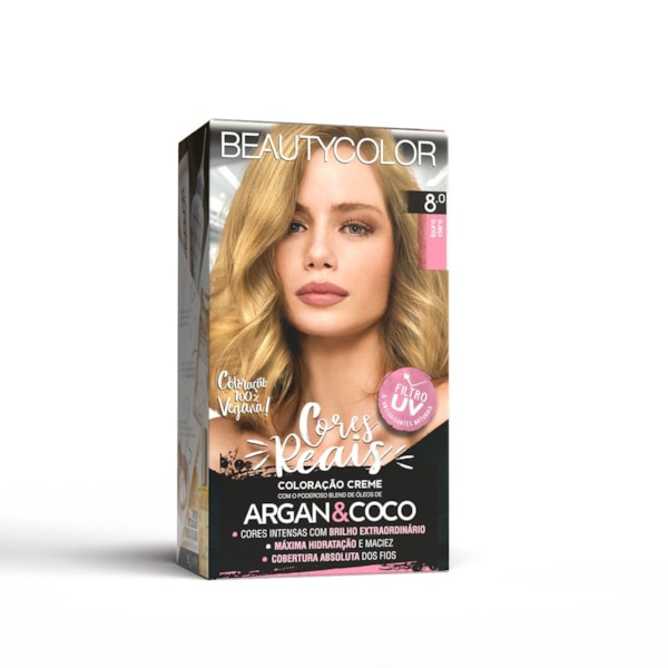 Coloração Kit BEAUTYCOLOR - 8.0 Louro Claro-6268cd35-957e-46c6-9c73-961057a18e5e