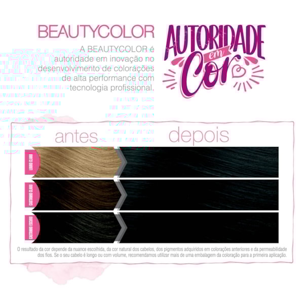 Coloração Kit BEAUTYCOLOR Puríssi Sem Amônia - 2.11 Preto Azulado-655c28e0-ed13-4e8a-b474-daf5d2d4551c