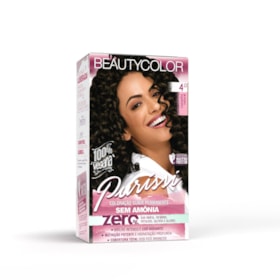 Coloração Kit BEAUTYCOLOR Puríssi Sem Amônia - 4.0 Castanho Natural