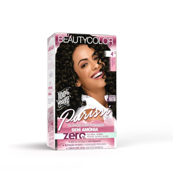 Coloração Kit BEAUTYCOLOR Puríssi Sem Amônia - 4.0 Castanho Natural-0abd3e67-f558-44a5-a899-cf36770bfc68