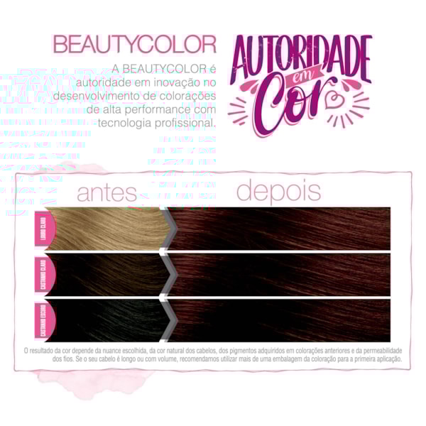 Coloração Kit BEAUTYCOLOR Puríssi Sem Amônia - 4.6 Borgonha-d3c0f47c-7495-49f4-af55-31f13afb6106