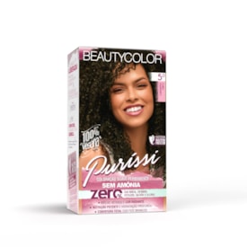 Coloração Kit BEAUTYCOLOR Puríssi Sem Amônia - 5.0 Castanho Claro